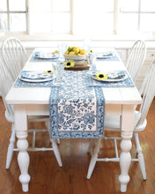 Load image into Gallery viewer, Table Runner, 14&quot;x92&quot;, Gayatri Blue