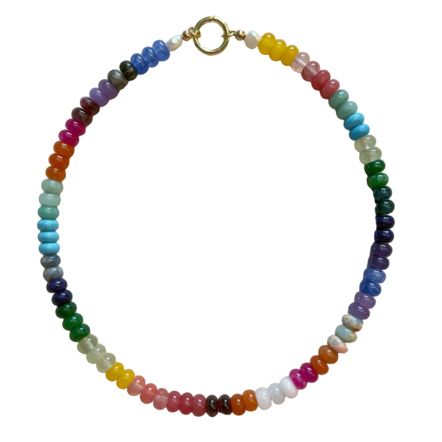 Candy Gemstone Layering Necklace