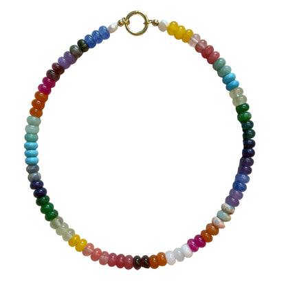 Candy Gemstone Layering Necklace