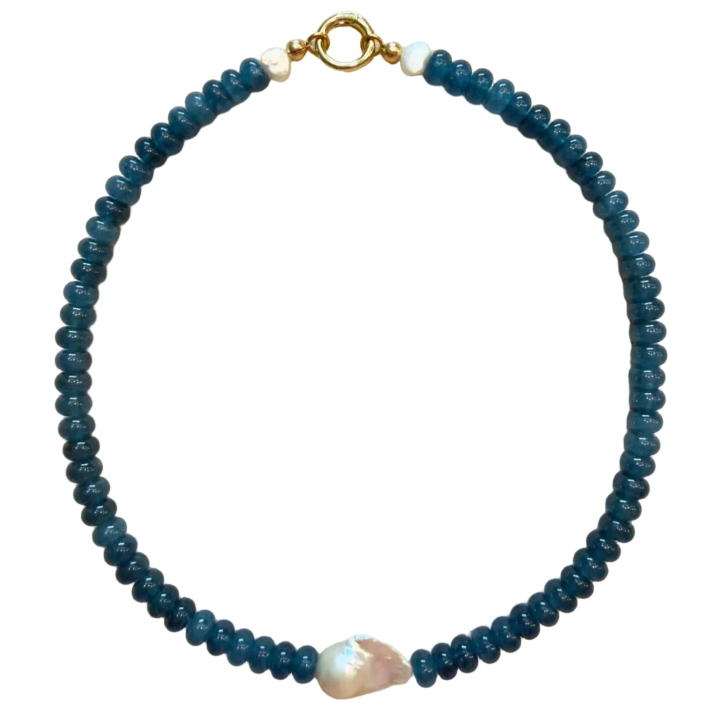 Candy Layering Necklace with Freshwater Baroque Pearl