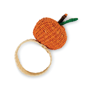 Raffia Napkin Ring - Orange