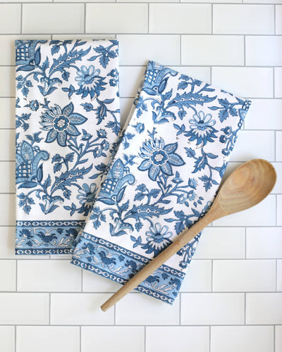 Kitchen Towel Gayatri Blue, Set of 2