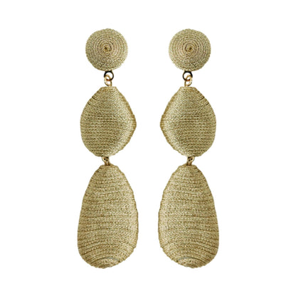 Gold Lido Statement Drop Earrings