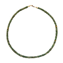 Load image into Gallery viewer, Green Nephrite Jade Necklace 15”
