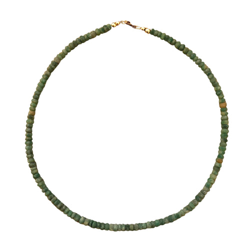 Green Nephrite Jade Necklace 15”