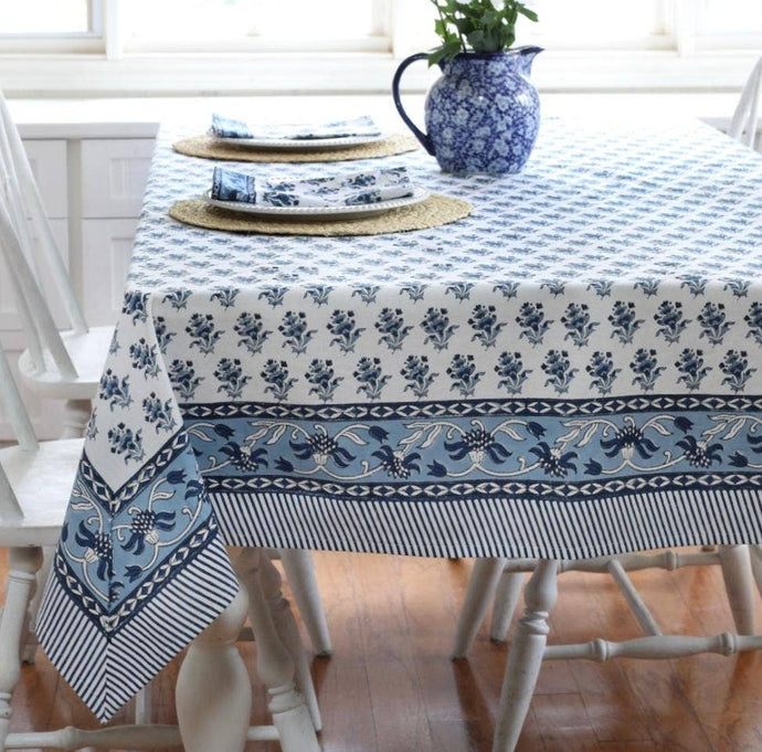 Tablecloth Gayatri Buti Blue