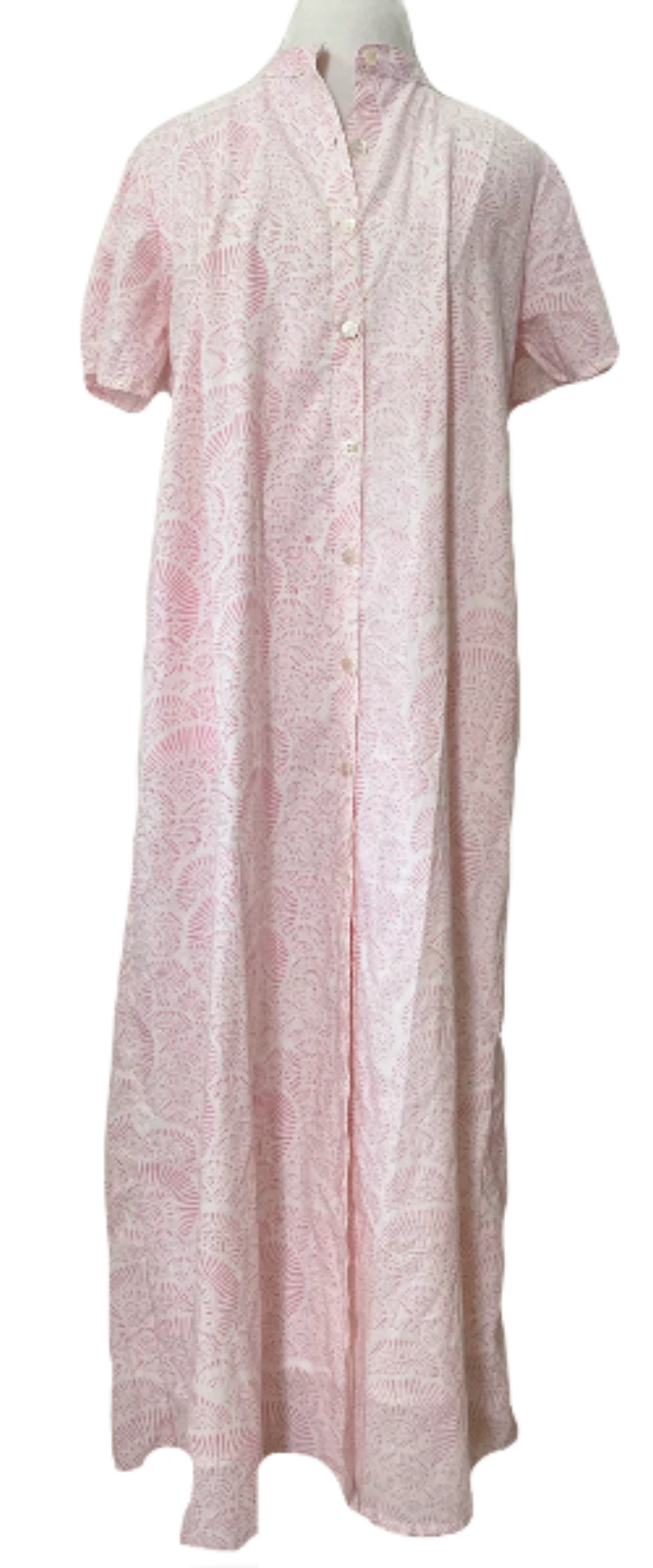 sabine shirt dress en soft pink blooms