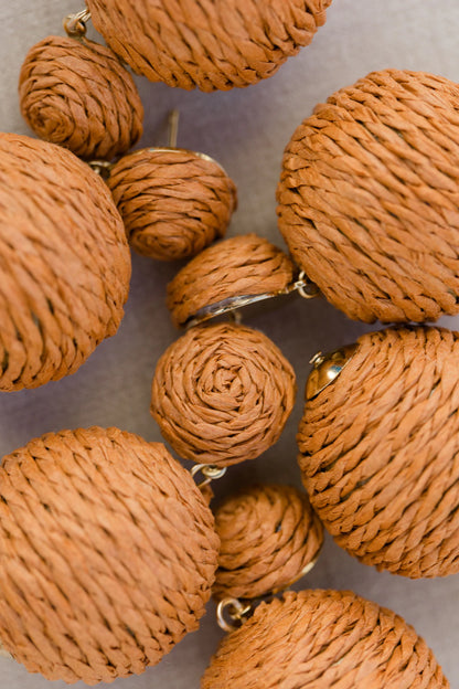 Brown Lido Pom Poms