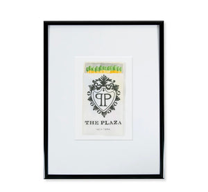The Plaza NY Matchbook Watercolor Print