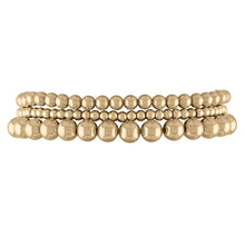 Load image into Gallery viewer, 14k gold ball bracelet