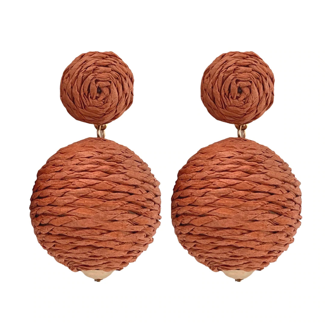 Brown Lido Pom Poms