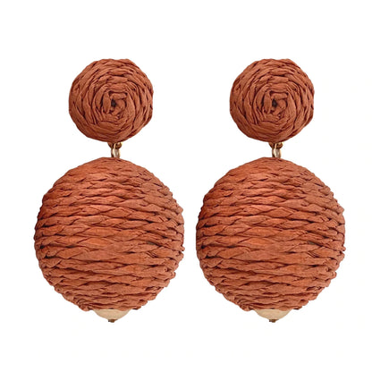 Brown Lido Pom Poms