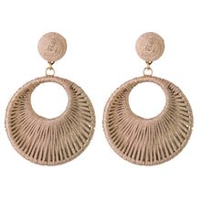Load image into Gallery viewer, Bronze Metallic Wrapped Bali Drops