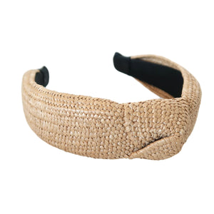 Natural Raffia Headband